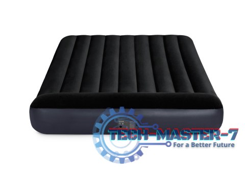 Materac dmuchany 203x152 cm z pompką łóżko welur Intex 64150ND INTEX Materac dmuchany 203x152 cm z pompką łóżko welur Intex 64150ND INTEX