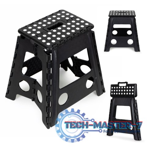 Stołek składany 1 stopniowy taboret z tworzywa 39 cm ModernHome