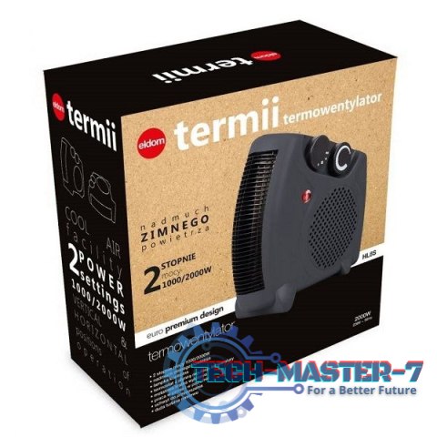 Termowentylator top grzejnik farelka 2000W ELDOM HL8C szary ELDOM Termowentylator top grzejnik farelka 2000W ELDOM HL8C szary ELDOM
