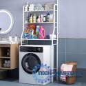 Wysoki regał WC łazienkowy nad sedes 3 półki alumniowa konstrukcja ModernHome