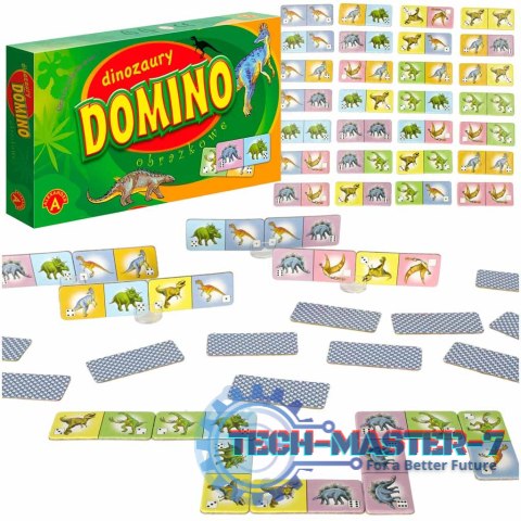 ALEXANDER Domino- dinozaury gra edukacyjna 4+ ALEXANDER Domino- dinozaury gra edukacyjna 4+