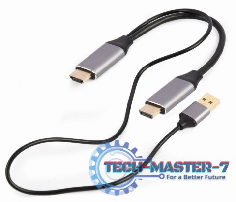Adapter GEMBIRD A-HDMIM-DPM-01 HDMI - DisplayPort + USB