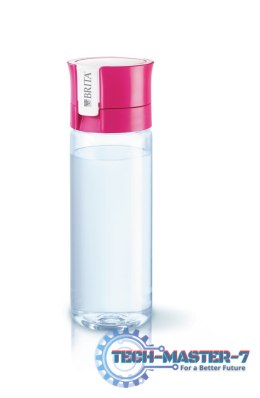 Butelka filtrująca Brita Fill&Go różówa + 4 filtry MicroDisc