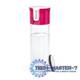 Butelka filtrująca Brita Fill&Go różówa + 4 filtry MicroDisc