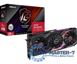 Karta graficzna ASROCK Radeon RX 7900 XTX Phantom Gaming 24 GB OC (RX7900XTX PG 24GO)