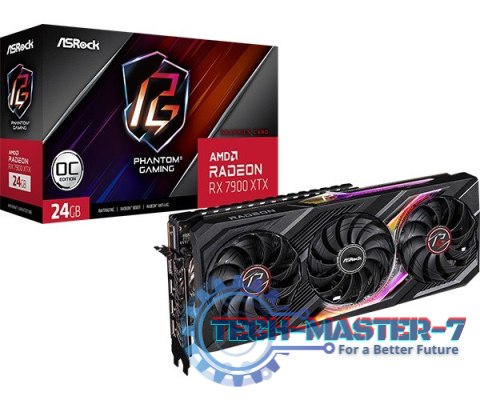 Karta graficzna ASROCK Radeon RX 7900 XTX Phantom Gaming 24 GB OC (RX7900XTX PG 24GO)