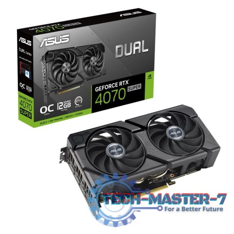 Karta graficzna ASUS Dual GeForce RTX 4070 SUPER EVO OC 12GB GDDR6X (90YV0KC0-M0NA00) Karta graficzna ASUS Dual GeForce RTX 4070 SUPER EVO OC 12GB GDDR6X (90YV0KC0-M0NA00)