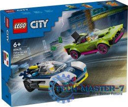 LEGO 60415 City - Pościg radiowozu za muscle carem