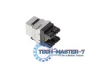Moduł keystone gniazdo RJ45 - LSA FTP kat.6 180 stopni do puszki montażowej