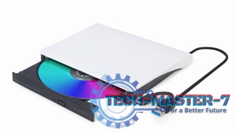 Napęd optyczny DVD+/-RW Zewnętrzny USB 3.1 Gen 1 Biało-czarny Napęd optyczny DVD+/-RW Zewnętrzny USB 3.1 Gen 1 Biało-czarny