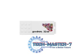 Pendrive (Pamięć USB) GOODRAM (32 GB /USB 2.0 /Biały z wzorem )