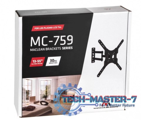 Uchwyt do TV MACLEAN MC-759 (nośność 30kg \13 - 55 cali) Uchwyt do TV MACLEAN MC-759 (nośność 30kg \13 - 55 cali)
