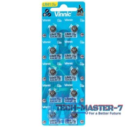 Bateria alkaiczna guzikowa Vinnic LR41 LR736 blister 10szt