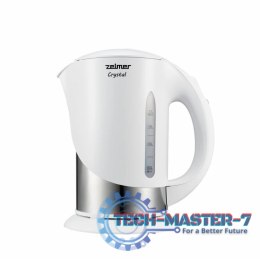 Czajnik ZELMER ZCK7630W Crystal (1.7L /1850 - 2200W /Biało-srebrny )