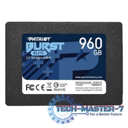 Dysk SSD PATRIOT Burst Elite 960 GB Burst Elite (2.5″ /960 GB /SATA III (6 Gb/s) /450MB/s /350MB/s)