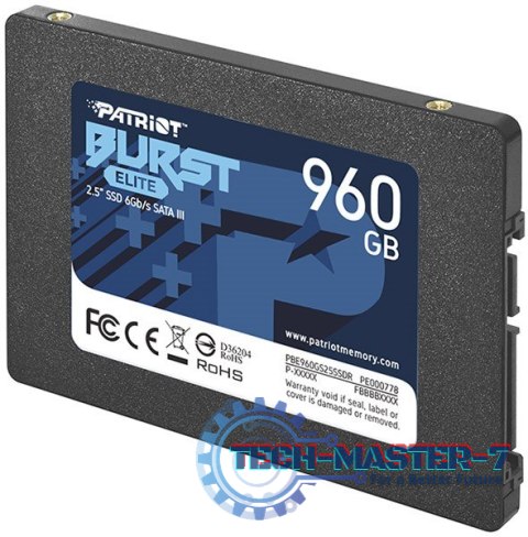 Dysk SSD PATRIOT Burst Elite 960 GB Burst Elite (2.5″ /960 GB /SATA III (6 Gb/s) /450MB/s /350MB/s) Dysk SSD PATRIOT Burst Elite 960 GB Burst Elite (2.5″ /960 GB /SATA III (6 Gb/s) /450MB/s /350MB/s)
