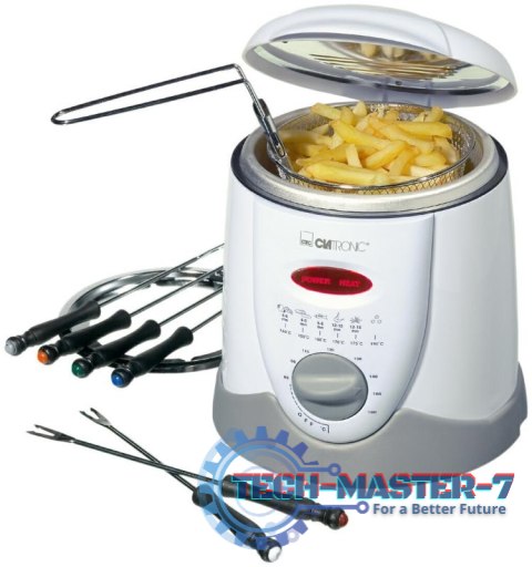 Frytkownica CLATRONIC FFR 2916 (1l /840W /Biało-szary ) Frytkownica CLATRONIC FFR 2916 (1l /840W /Biało-szary )