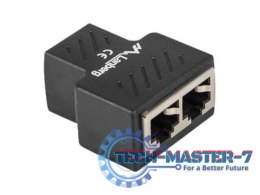 LANBERG ADS-RJ45-2RJ45-OS Złączka sieciowa