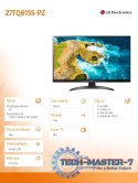 Monitor LG 27TQ615S-PZ (27" /IPS /60Hz /1920 x 1080 /Czarny)