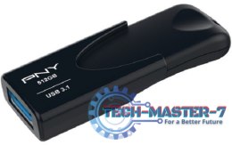 Pendrive (Pamięć USB) PNY (512 GB /Czarny )