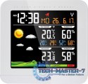 Stacja meteo SWS 5600 Biała zegar budzik