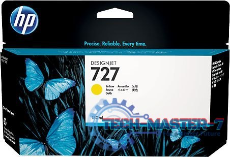Wkład HP Żółty wkład atramentowy HP 727 Designjet 130 ml B3P21A