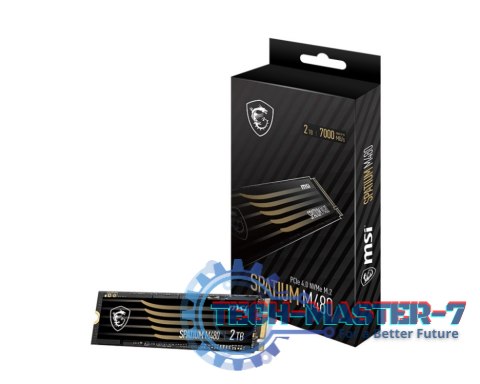 Dysk SSD MSI PATIUM M480 Pro 2TB PCIe 4.0 NVMe Spatium (M.2 2280″ /2 TB /NVMe /7400MB/s /7000MB/s)