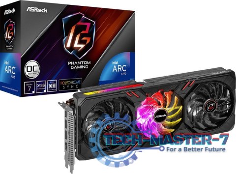 Karta graficzna ASROCK Arc A770 Phantom Gaming OC 16GB GDDR6 (90-GA4KZZ-00UANF)