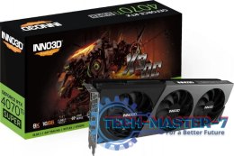 Karta graficzna INNO3D GeForce RTX 4070 Ti SUPER X3 OC 16GB GDDR6X (N407TS3-166XX-186158N)