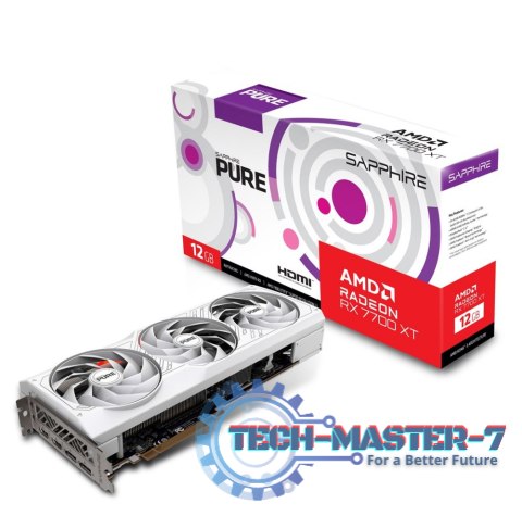 Karta graficzna SAPPHIRE RADEON RX 7700 XT PURE GAMING OC 12GB GDDR6 (11335-03-20G) Karta graficzna SAPPHIRE RADEON RX 7700 XT PURE GAMING OC 12GB GDDR6 (11335-03-20G)