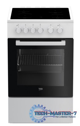 Kuchnia z płytą ceramiczną BEKO FSS57000GW