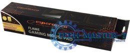 PODKŁADKA POD MYSZ GAMING EA146R FLAME CZARNO-POMARAŃCZOWA