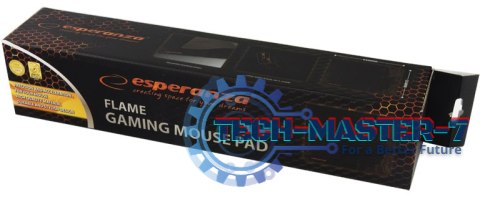 PODKŁADKA POD MYSZ GAMING EA146R FLAME CZARNO-POMARAŃCZOWA PODKŁADKA POD MYSZ GAMING EA146R FLAME CZARNO-POMARAŃCZOWA
