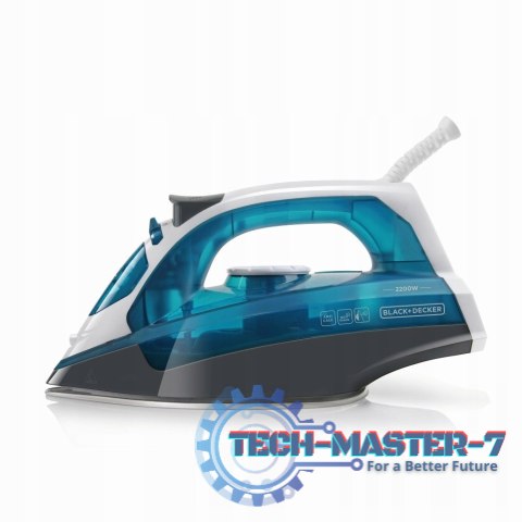 Żelazko parowe BLACK&DECKER ES9180070B (2200W /Biało-niebieski) Żelazko parowe BLACK&DECKER ES9180070B (2200W /Biało-niebieski)