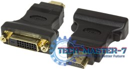 Adapter LOGILINK DVI - HDMI DVI (gniazdo) - HDMI (wtyk) AH0002