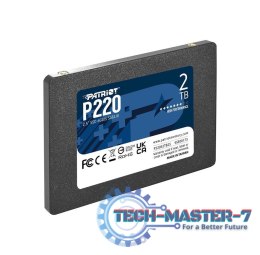 Dysk SSD PATRIOT P220S2TB25 P220 (2.5″ /2 TB /SATA III (6 Gb/s) /550MB/s /500MB/s)