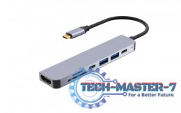 IBOX IUH3SL4K (Szary /USB Typ C )