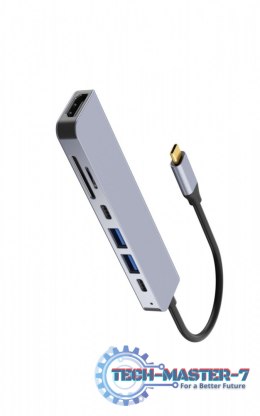 IBOX IUH3SL4K (Szary /USB Typ C )