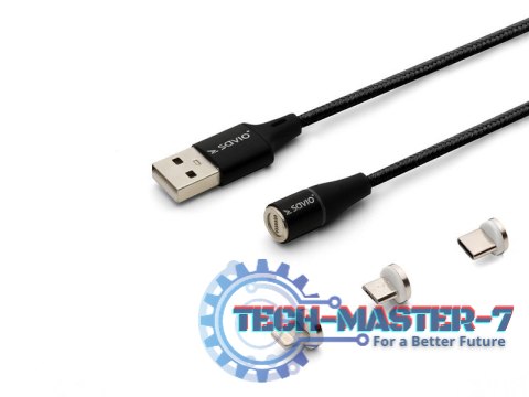 Kabel USB SAVIO Lightning 8-pin 1