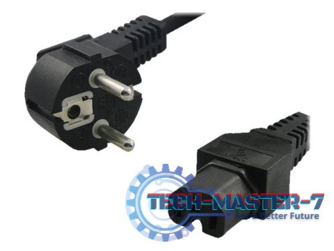 Kabel zasilający LOGILINK IEC 60320 C15 - CEE 7/7 2m. CP105