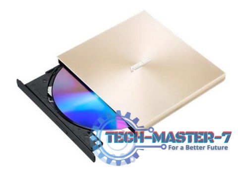 Napęd optyczny DVD Zewnętrzny USB 2.0 Złoty