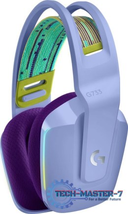 Słuchawki bezprzewodowe LOGITECH G733 Lightspeed Fioletowy (Fioletowy)