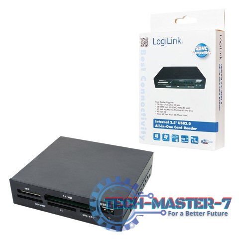 Czytnik kart pamięci LOGILINK USB 2.0 CR0012 Czytnik kart pamięci LOGILINK USB 2.0 CR0012