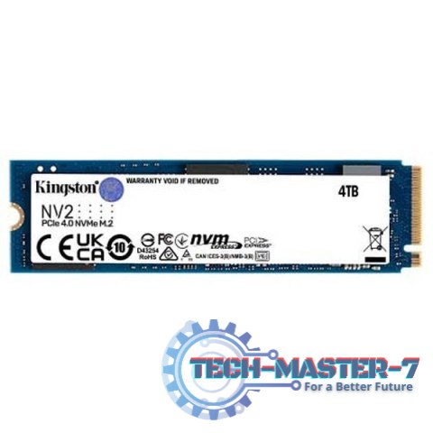 Dysk SSD KINGSTON SNV2S/4000G (M.2 2280″ /4 TB /PCI Express /3500MB/s /2800MB/s)
