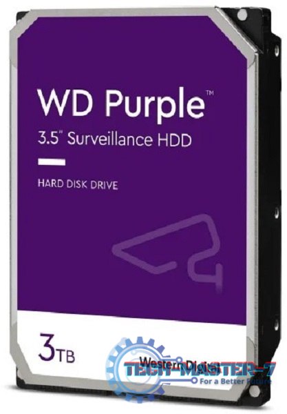 Dysk twardy WD Purple 3 TB 3.5" WD33PURZ