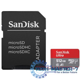 Karta pamięci SANDISK 512 GB Adapter