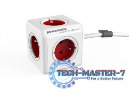 Listwa zasilająca ALLOCACOC PowerCube Extended 2300RD PowerCube Extended 1,5M RED