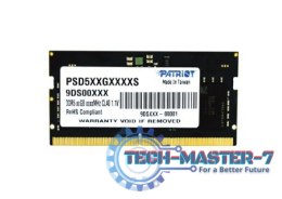 Pamięć PATRIOT (SODIMM/DDR5/32 GB/4800MHz/1.1V/40CL/SINGLE)