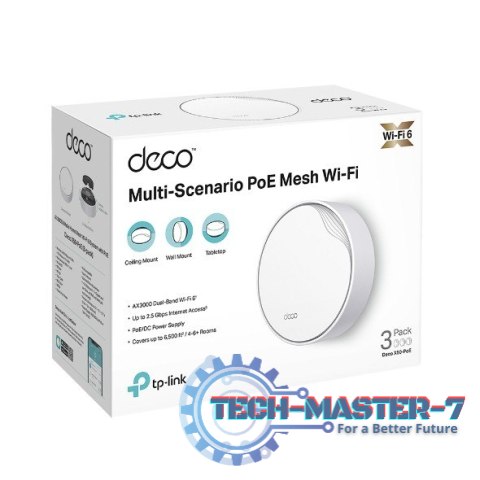 Router TP-LINK Deco X50-PoE (3-pack) AX3000 Router TP-LINK Deco X50-PoE (3-pack) AX3000