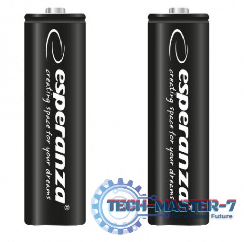 Baterie ESPERANZA Niklowo-wodorkowa AA (LR06, FR6, R6, 15A, MN1500, AM3, UM3, HP7) 2600mAh 2 szt. EZA105 Baterie ESPERANZA Niklowo-wodorkowa AA (LR06, FR6, R6, 15A, MN1500, AM3, UM3, HP7) 2600mAh 2 szt. EZA105